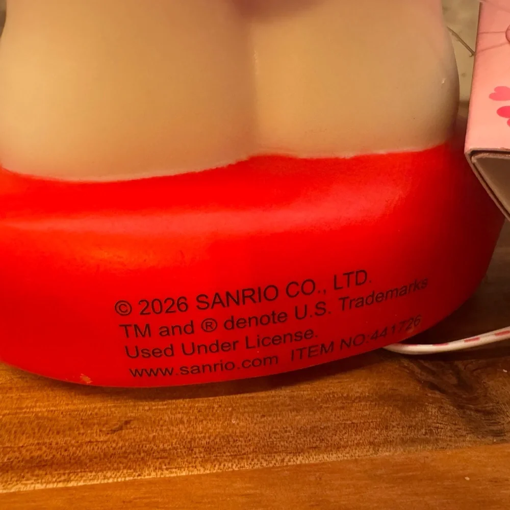 Sanrio Red and Pink Kuromi Blow mold Collectible